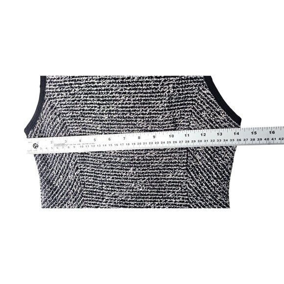 🛍️ J. Crew Black & White Tweed A-Line Dress - Women's 2 - Picture 3 of 10